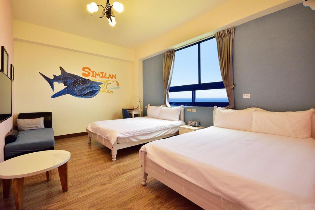 Qing Feng Diving B&B 緑島郷 エクステリア 写真