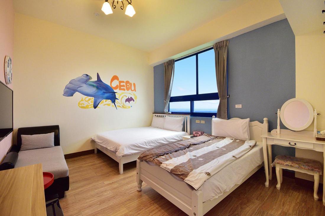 Qing Feng Diving B&B 緑島郷 エクステリア 写真